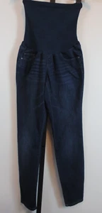 Jessica Simpson Skinny Leg Maternity Jegging Womens M Dark Wash Secret Fit Belly - Picture 1 of 9