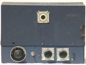Vintage Philips Tube Amplifier 2821 power F433N 4650 Push-Pull 25W Mono block - Picture 1 of 12