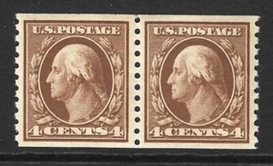 US Scott 446 XF OG LH 1914 Choice Pair w/PF Certificate - Picture 1 of 2