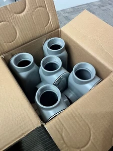 2" Electrical Conduit Body Type T w cover & gasket Aluminum Threaded UL 5 pc - Picture 1 of 8