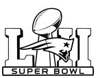 Decal Vinyl Sticker Car Truck Window NFL Super Bowl LII 52 New England Patriots