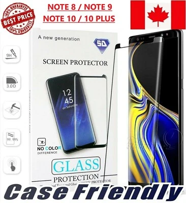 PROTECTOR PANTALLA CRISTAL TEMPLADO PARA SAMSUNG GALAXY NOTE 8 9 10 PLUS 9H 3D Foto 1 de 4