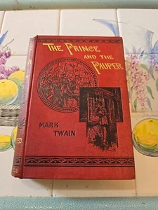 Mark Twains "Der Prinz und der Bettler" 1881 Erstausgabe London später - Bild 1 von 11