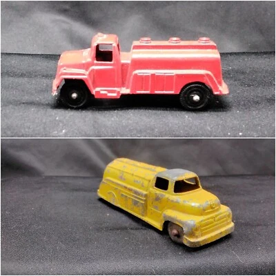 Camión cisterna de aceite TOOTSIETOY 3 TAPAS SUPERIOR ROJO/AMARILLO Foto 1 de 4