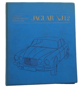 Jaguar XJ12 Repair Operation Manual - E172.1 Loose Leaf Hardback Binder - Picture 1 of 6