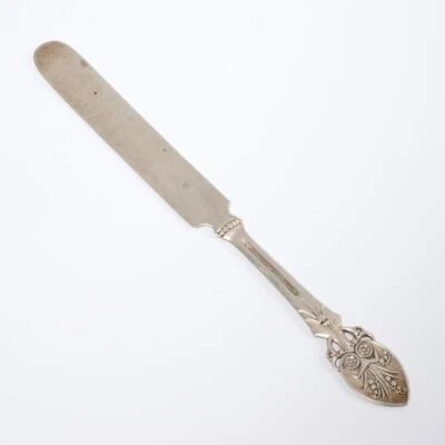 Gorham Lily of the Valley Sterling Silver Childs Butter Knife 1870 6.75"l - Image 1 of 4
