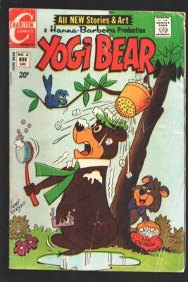Yogi Bear #8 1971-Charlton-Hanna- Barbera TV cartoon-VG — 第 1/2 张图片