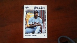 1996 SCORE # 244 TODD STEVERSON  BASEBALL CARD