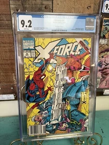 X-Force #4 CGC 9.4 1991 Marvel Comics Spider-Man App - Picture 1 of 5
