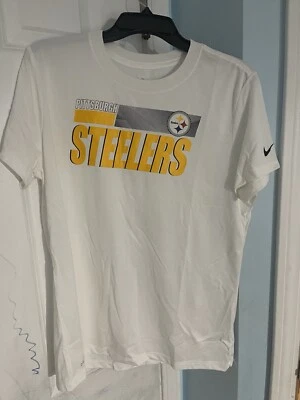 Camisa para mujer Nike The Steelers XL amarilla manga corta cuchara NUEVA S 93 Foto 1 de 4