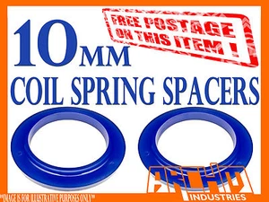 SET OF 2 FRONT 10mm POLYURETHANE COIL SPRING SPACERS FOR LANDCRUISER 100 SERIES - Picture 1 of 1