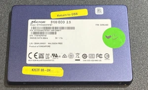 Micron 5100 PRO 3.84TB 2.5 SSD 3480GB SATA 6Gb/s SED-e Model: MTFDDAK3T8TCB - Afbeelding 1 van 1