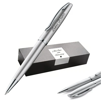 Pelikan Kugelschreiber Jazz® Noble Elegance K35 Silber Gravur personalisiert - Bild 1 von 4