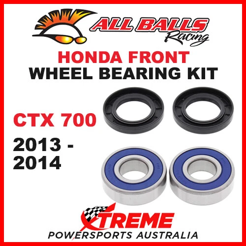 25-1379 Kit de cojinete de rueda delantera Honda CTX700 CTX 700 2013-2014 Foto 1 de 2