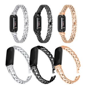 Bling Opaska ze stali nierdzewnej do Fitbit Inspire 3 Pasek do zegarka Bransoletka Bransoletka na rękę - Zdjęcie 1 z 30