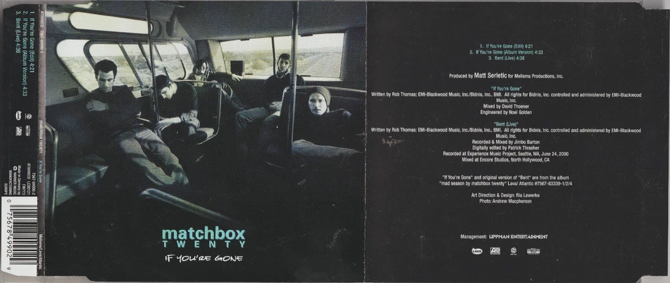 Matchbox Twenty - If you're gone (2000) [3 Track Maxi-CD] - Bild 1 von 1