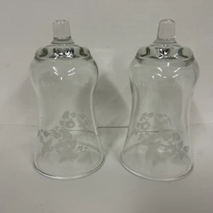 Home Interiors Hummingbird Votive Candle Cups Inserts 5 1/2" - Set of 2 - Picture 1 of 4