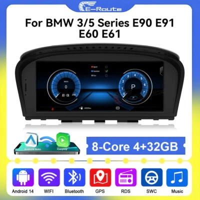 8,8" Android 14 Autoradio GPS Navi WIFI 4+32GB für BMW E60 E61 E63 E64 E90 E91 - Bild 1 von 4