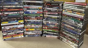 60 Wholesale lot DVD movies bulk assorted MIXED GENRES Free Shipping Video CHEAP - Picture 1 of 10