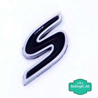 Placa de identificação emblema porta-malas Chrysler 11-14 200 13-16 Town & Country S OE 300 - Imagem 1 de 2