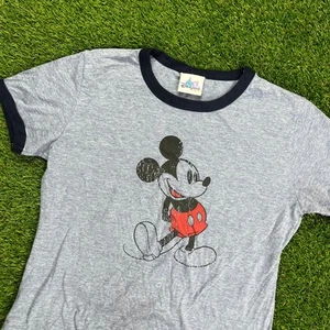 T-shirt vintage Disneyland Topolino suoneria made in USA taglia XL - Foto 1 di 7