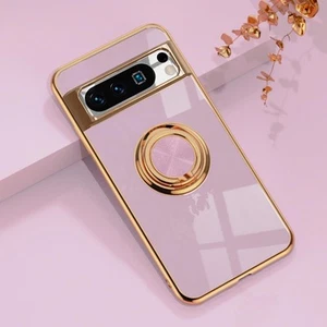 Coque pour Google Pixel 8 Pro avec Anneau Support Rotatif à 360 Degrés Souple... - Photo 1 sur 8