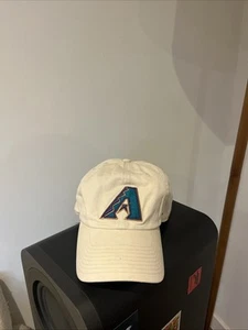 MLB Cooperstown Baseball Cap 47 White Arizona diamond Backs - Picture 1 of 4