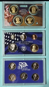 2008 S United States Mint 14 Coin  Proof Set Original Box With COA - Picture 1 of 5