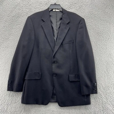 Chaqueta Blazer John W Nordstrom x Loro Piana Negra 100% Cachemira 2-Btn 44L Foto 1 de 4