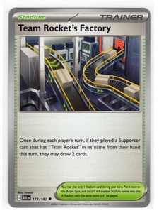Pokemon Destined Rivals - 173/182 Team Rocket's Factory - Picture 1 of 1