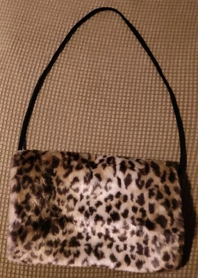 Leopard Childs Faux Fur Muff Hand Warmer - Image 1 of 2