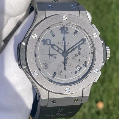 HUBLOT Big Bang Tantalum 44mm Men's Watch Box Paper 301.AI.460.RX Warranty 2027 - Image 1 of 4