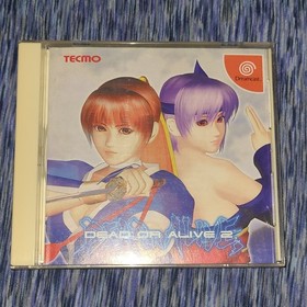 Dead or Alive 2 Tecmo Sega Dreamcast NTSC-J Manual Multijugador Lucha 1999