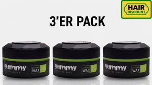Fonex Gummy Styling Wax Matte Finish 3 x 150ml Haarwax (30,20 EUR/l) - Bild 1 von 1