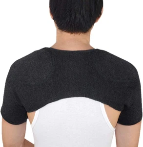 ITODA Double Shoulder Brace Warm Support Stability Compression Sleeve Wrap Re... - Picture 1 of 8