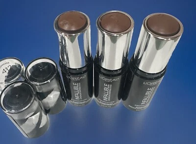 L'Oreal Infallible Longwear Foundation Shaping Stick # 412 Espresso Read ~ 3 Pcs - Image 1 of 3
