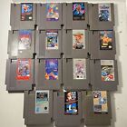 Nintendo ( Nes Lot Of Cartridge Only Games 15 Cleaned/ Untested