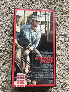 Five Easy Pieces (VHS,1988, RCA) Jack Nicholson Rare Sealed - Imagen 1 de 6