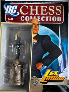 Eaglemoss DC Chess Collection Figurine & Mag # 38 Lex Luthor - BLACK KING - Picture 1 of 1