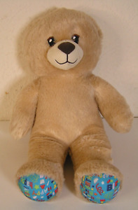 Build A Bear - Light Brown Bear - Plush Soft Toy 16", Press the Paw - I Love You
