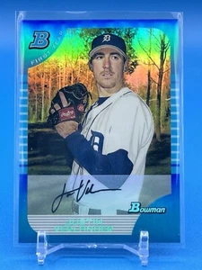 2013 Bowman Chrome Justin Verlander RC Refractor Rookie Reprint 1st Year Bowman - Picture 1 of 2