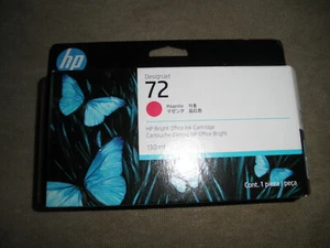 NEW Genuine HP 72 ink Magenta, C9372A 130ml, Expires November 2025, sealed, OEM! - Zdjęcie 1 z 4