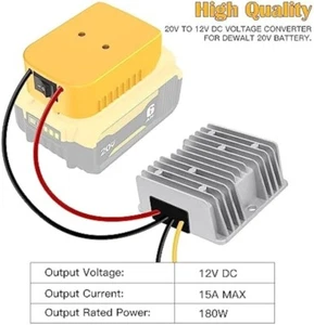 Converter Voltage Regulator 20V to 12V Step Down for Dewalt DC 15A 180W Inverter - Picture 1 of 7