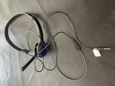 Auriculares de chat Sony PlayStation PS4 negros/azules Foto 1 de 4