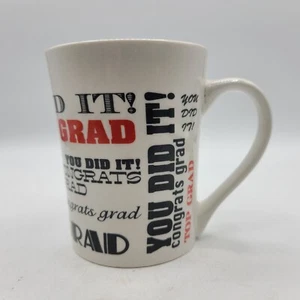 Top Grad Coffee Tea Cup Royal Norfolk Graduation Mug White Red Black Gift 12 oz - Picture 1 of 9