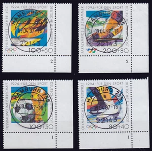 República Federal 1717/20 ayuda deportiva 1994, compl. con número de forma, sello redondo - Imagen 1 de 1