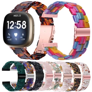 Bracelet Wristband Sport Band For Fitbit Versa 3 4/Sense 1 2 Strap Resin - Picture 1 of 29