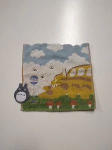 Colorful Totoro Face Towel With Cat Bus & Totoro Studio Ghibli Kids - Picture 1 of 8
