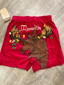 lazy one boxer shorts, moose, Mooseltoe Christmas, size small - Picture 1 of 2