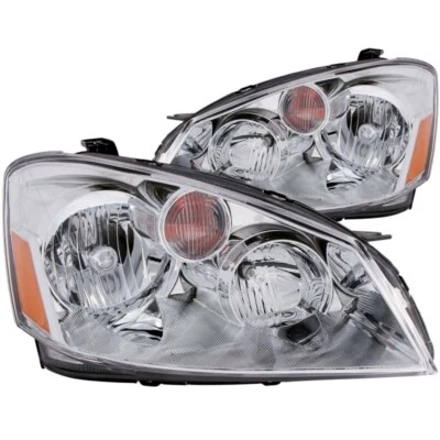 ANZO For 2005-2006 Nissan Altima Crystal Headlights Chrome Foto 1 de 4